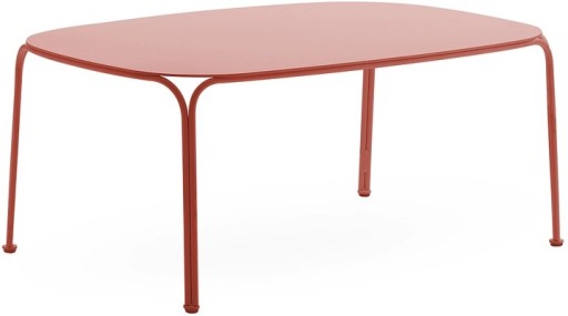Masuta exterior Kartell Hiray design Ludovica & Roberto Palomba  90x59cm  h 38cm  ruginiu