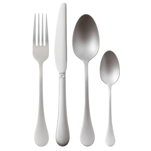 Set tacamuri Sambonet Bloom Solid Handle  24 piese  inox antichizat