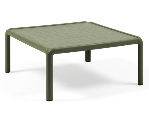 Masuta exterior Nardi Komodo Tavolino  70x70cm  h32.5cm  verde agave
