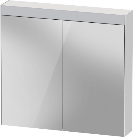 Dulap cu oglinda Duravit Better 81x76x14.8cm  iluminare LED  13W  alb mat