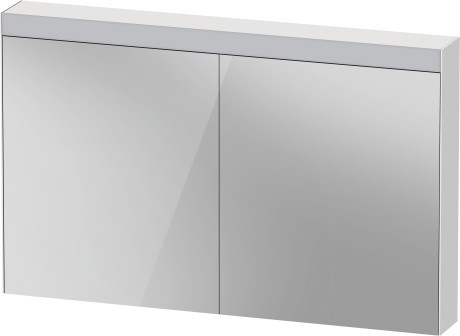 Dulap cu oglinda Duravit Better 121x76x14.8cm  iluminare LED  16W  alb mat