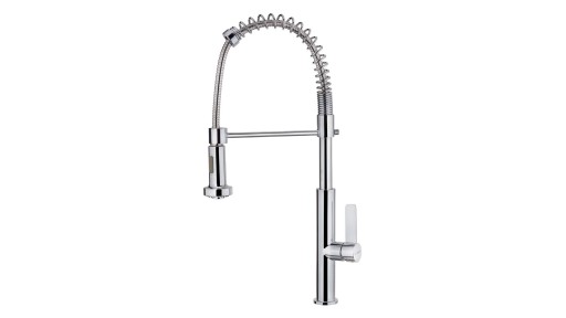 Baterie bucatarie Teka FOT 939 cu pipa inalta flexibila  crom