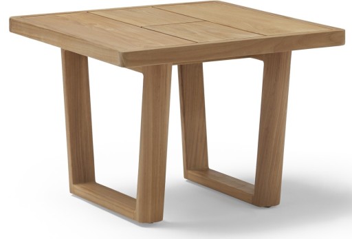 Masuta auxiliara exterior Point Heritage 64x64x46cm  lemn Teak natural