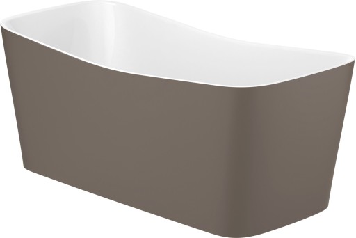 Cada freestanding Roca Maui Square 155x70cm  Stonex  ventil click-clack  cafea