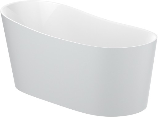 Cada ovala freestanding Roca Maui 150x70cm  Stonex  ventil click-clack  gri perla