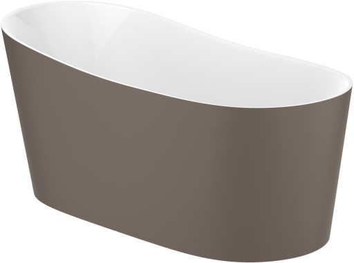 Cada ovala freestanding Roca Maui 150x70cm  Stonex  ventil click-clack  cafea