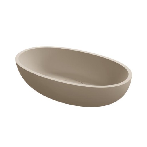 Lavoar oval tip bol Riho Escala 55x32cm  Solid Surface  grej