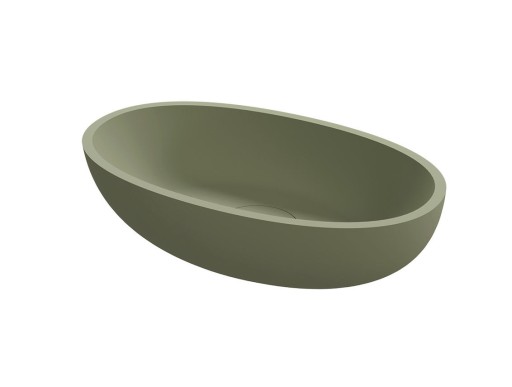 Lavoar oval tip bol Riho Escala 55x32cm  Solid Surface  verde