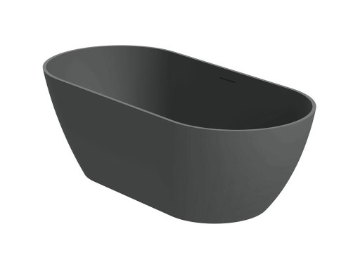 Cada ovala freestanding Riho Bilbao 169x80cm  antracit mat