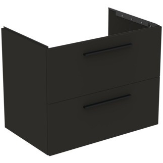 Dulap baza Ideal Standard i.Life B cu 2 sertare  80x50.5x63cm  gri carbon mat