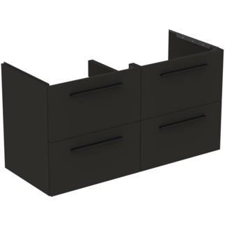 Dulap baza Ideal Standard i.Life B cu 4 sertare  120x50.5x63cm  gri carbon mat