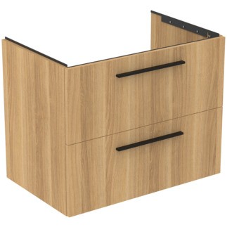 Dulap baza Ideal Standard i.Life B cu 2 sertare  80x50.5x63cm  stejar natur