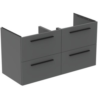 Dulap baza Ideal Standard i.Life B cu 4 sertare  120x50.5x63cm  gri mat