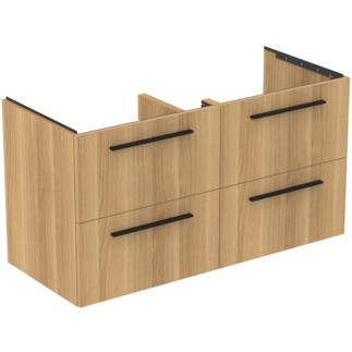 Dulap baza Ideal Standard i.Life B cu 4 sertare  120x50.5x63cm  stejar natur