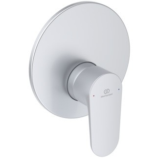 Baterie dus Ideal Standard Cerafine O cu montaj incastrat  corp ingropat inclus  argintiu