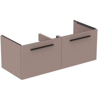 Dulap baza Ideal Standard i.Life B cu 2 sertare  120x50.5x44cm  greige mat