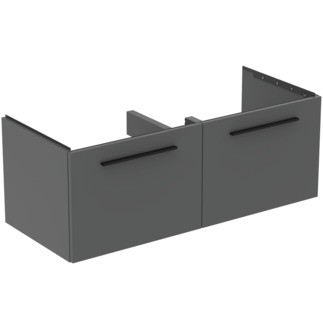 Dulap baza Ideal Standard i.Life B cu 2 sertare  120x50.5x44cm  gri mat