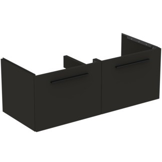 Dulap baza Ideal Standard i.Life B cu 2 sertare  120x50.5x44cm  gri carbon mat