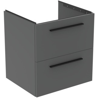 Dulap baza Ideal Standard i.Life B cu 2 sertare  60x50.5x63cm  gri mat