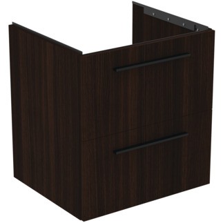 Dulap baza Ideal Standard i.Life B cu 2 sertare  60x50.5x63cm  stejar cafea