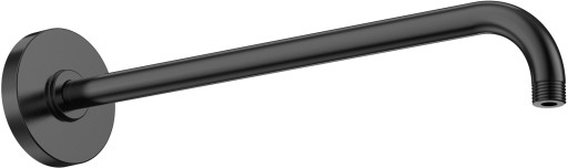 Brat de dus Roca 400mm de perete  negru periat