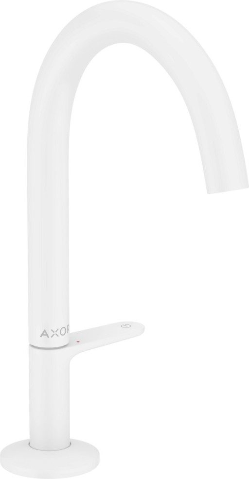 Baterie lavoar Axor One Select 170  ventil push-open  alb mat