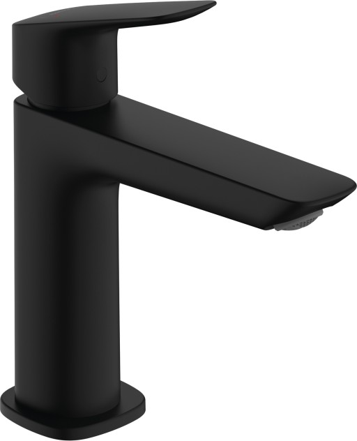 Baterie lavoar Hansgrohe Logis 110  ventil pop-up  negru mat
