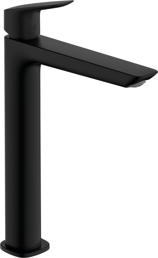 Baterie lavoar Hansgrohe Logis 240 pentru lavoare tip bol  ventil pop-up  negru mat
