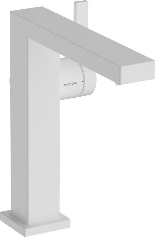 Baterie lavoar Hansgrohe Tecturis E 150 Fine  CoolStart  ventil click-clack  alb mat