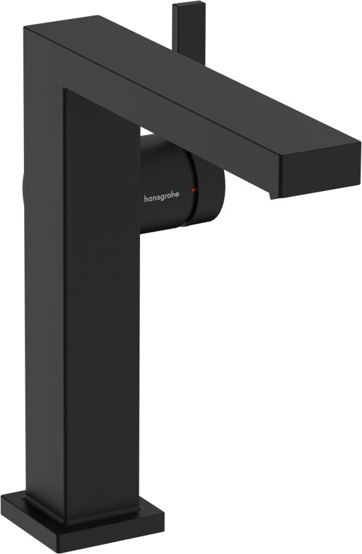 Baterie lavoar Hansgrohe Tecturis E 150 Fine  CoolStart  ventil click-clack  negru mat
