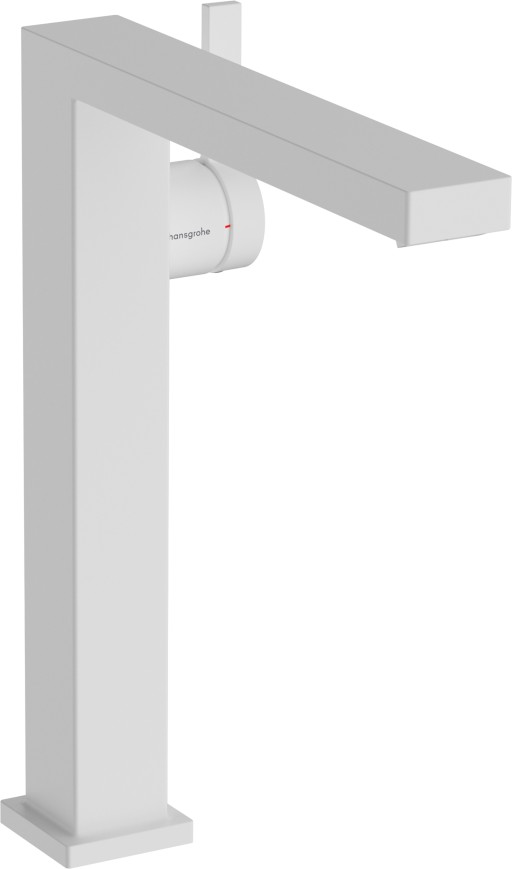Baterie lavoar Hansgrohe Tecturis E 240 Fine pentru lavoare tip bol  CoolStart  ventil click-clack  alb mat