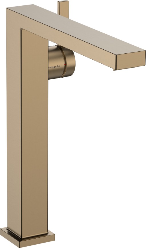 Baterie lavoar Hansgrohe Tecturis E 240 Fine pentru lavoare tip bol  CoolStart  ventil click-clack  bronz periat
