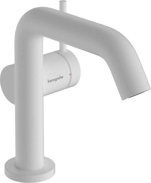 Baterie lavoar Hansgrohe Tecturis S 110 Fine  CoolStart  ventil click-clack  alb mat