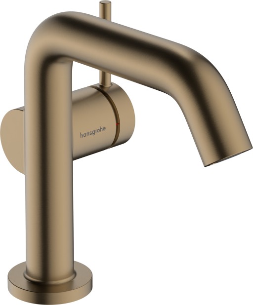 Baterie lavoar Hansgrohe Tecturis S 110 Fine  CoolStart  ventil click-clack  bronz periat