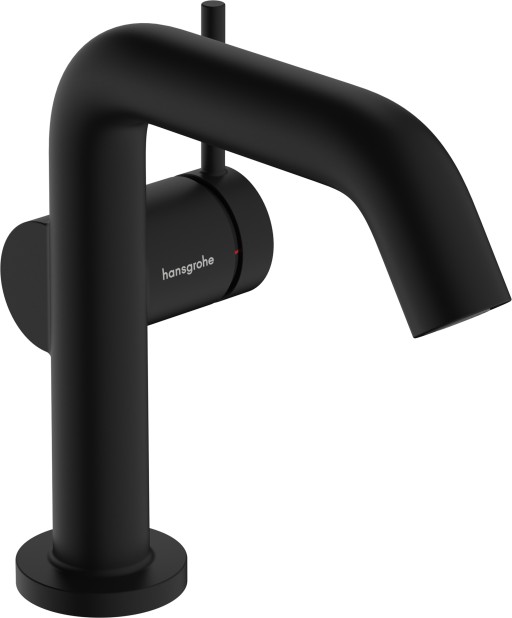Baterie lavoar Hansgrohe Tecturis S 110 Fine  CoolStart  ventil click-clack  negru mat