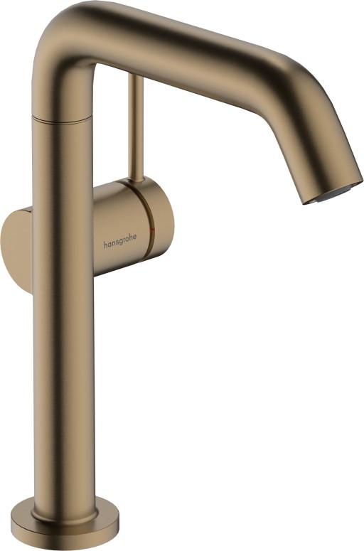 Baterie lavoar Hansgrohe Tecturis S 210 Fine  pipa pivotanta  CoolStart  ventil click-clack  bronz periat
