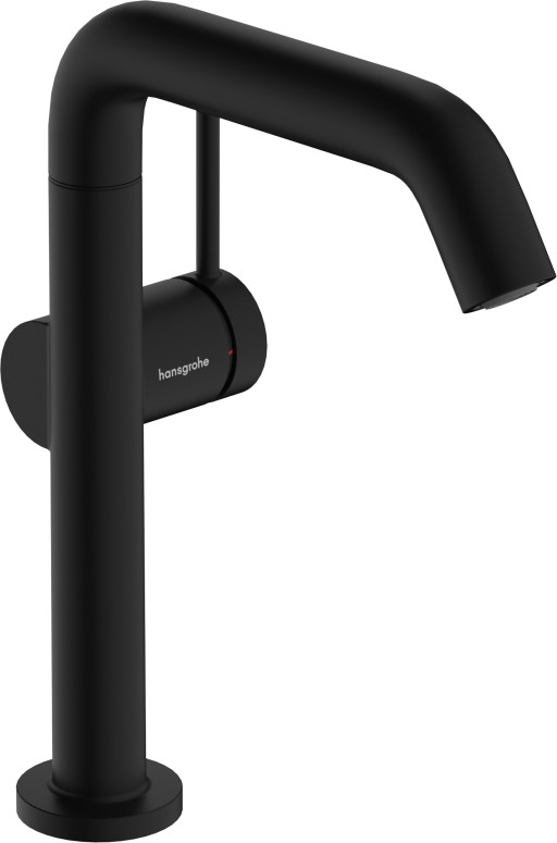Baterie lavoar Hansgrohe Tecturis S 210 Fine  pipa pivotanta  CoolStart  ventil click-clack  negru mat