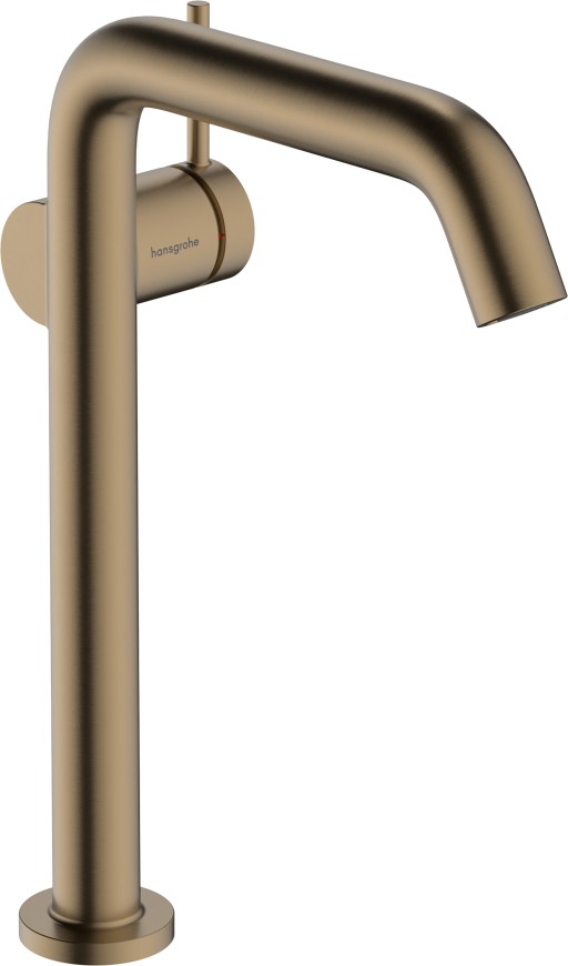 Baterie lavoar Hansgrohe Tecturis S 240 Fine pentru lavoare tip bol  CoolStart  ventil click-clack  bronz periat