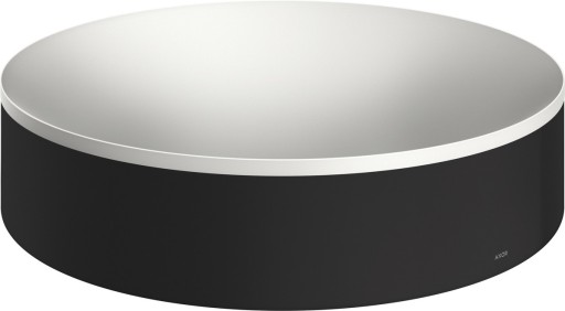 Lavoar tip bol Axor Suite diametru 40cm cu rama metalica design negru mat