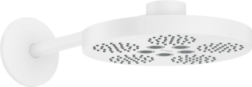 Palarie de dus Axor ONE 280 2 jet si brat de perete 390mm  alb mat