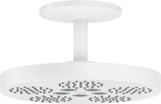 Palarie de dus Axor ONE 280 2 jet si brat de tavan 180mm  alb mat
