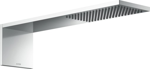 Palarie de dus Axor ShowerComposition 110/220 cu 1 jet  montaj pe perete  necesita corp ingropat  crom