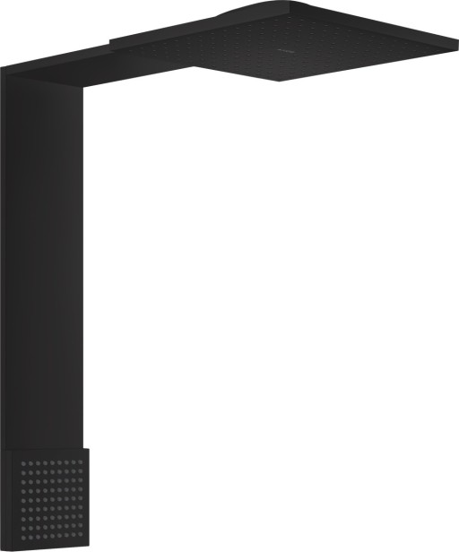 Sistem de dus Axor ShowerComposition 250/250 cu 2 jeturi  montaj pe perete  necesita corp incastrat  negru mat