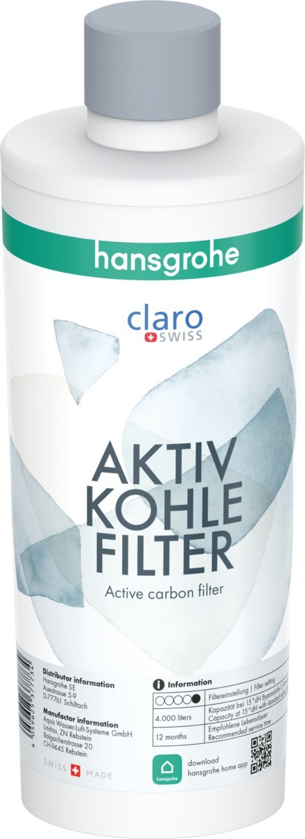 Filtru Hansgrohe Active Carbon pentru sisteme filtrare Aqittura  4000 litri
