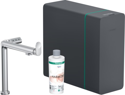 Baterie bucatarie Hansgrohe Aqittura M91 cu sistem de filtrare SodaSystem 240  crom