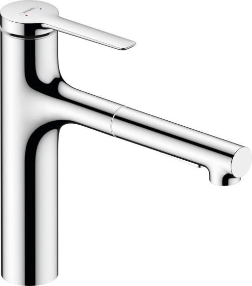 Baterie bucatarie Hansgrohe Zesis M33 cu pipa extractibila  ComfortZone 160  sBox  crom