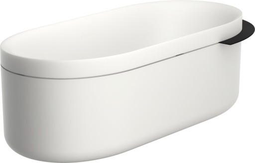 Etajera pentru cada freestanding Axor Suite negru mat