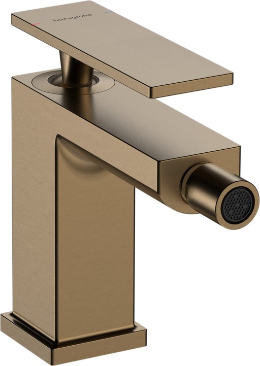 Baterie bideu Hansgrohe Tecturis E  ventil pop-up  bronz periat