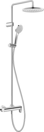 Coloana de dus Duravit Wave cu baterie  h 112cm  crom