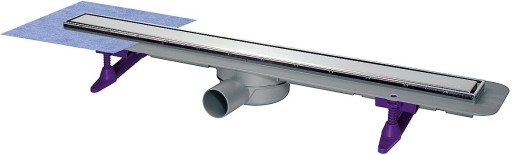 Pachet rigola de dus Kessel Linearis Compact  85cm cu capac inox faiantabil